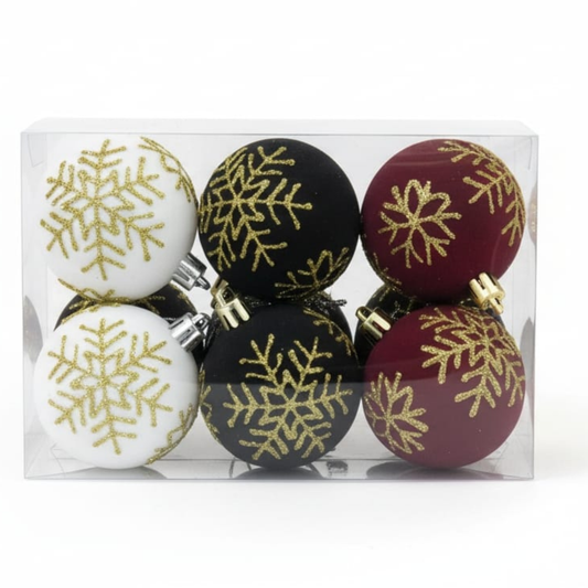 Christmas Premium balls  set of 6